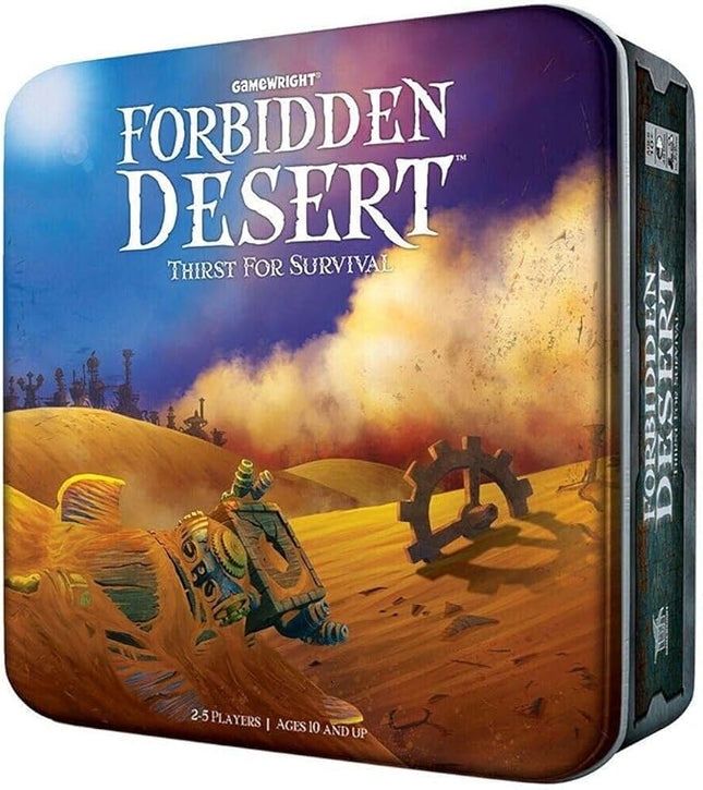 Gamewright - Forbidden Desert Cooperative Survival Adventure Board Game for 2-5 Players – Family Strategy for Ages 10+