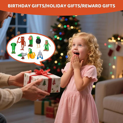 8PCS Italian Action Figure，Brainrot Meme Shark Figures Toys Tralalero Tralala, BRR BRR Patapim,Tung Tung Tung Sahur,Brainrot Meme Shark Collectible Animals Figurine Doll Gifts for Fans.