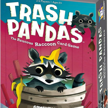 Gamewright - Trash Pandas - The Raucous Raccoon Push-Your-Luck Card Game, Ages 8+, 2-4 Players