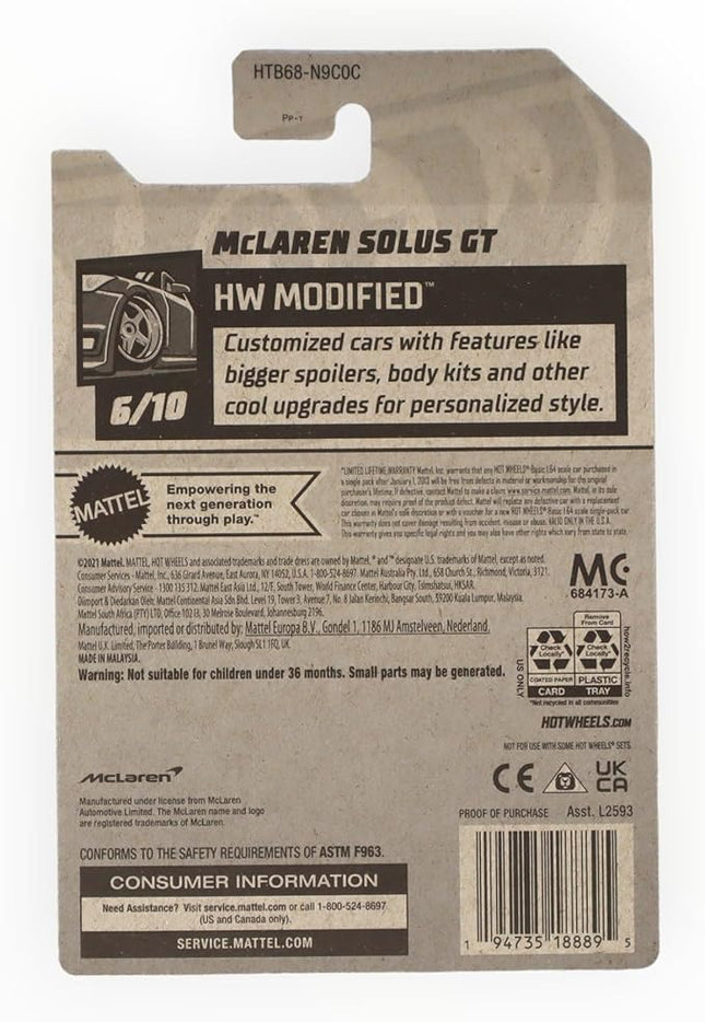 Hot Wheels 2024 - McLaren Solus GT - Blue - HW Modified 6/10