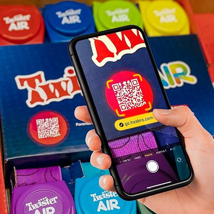 Twister Air Game | AR App Play Game with Wrist and Ankle Bands | Links to Smart Devices | Active Party Games for Kids and Adults | Ages 8+ | For 1+ Players