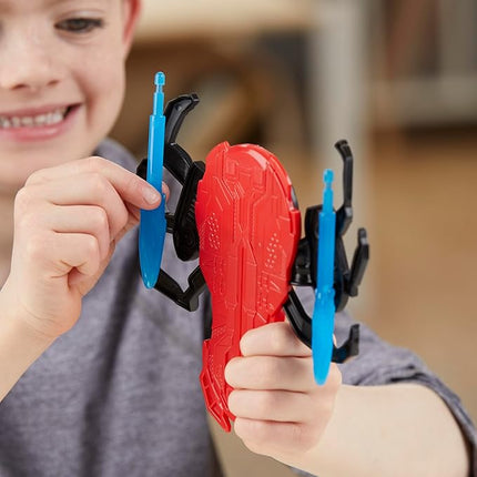 Marvel Spider-Man Thwip Blast Spider-Man Action Figure with Accessories, 11-Inch-Scale Super Hero Toys for Kids Ages 4 and Up