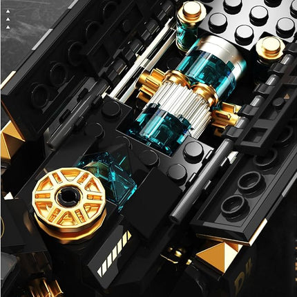 Animal Heavy Armored Jagged Alligator Building Block Toys (500+ PCS), Gifts for Adults and Children