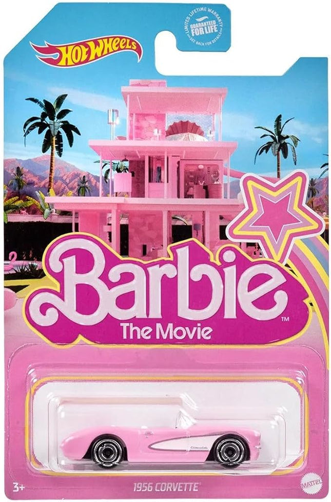 Hot Wheels 1956 Corvette, Barbie The Movie [Pink] Long Card