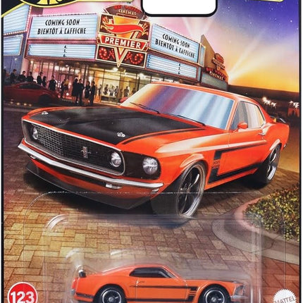 Hot Wheels JBL20 Boulevard '69 Ford Mustang Boss 302 Vehicle Toy Minicar 3 Years Old Orange