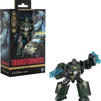 Transformers Age of The Primes Deluxe Class The Thirteen Alchemist Prime, 5.5-inch Converting Action Figure, Robot Toys for Ages 8+