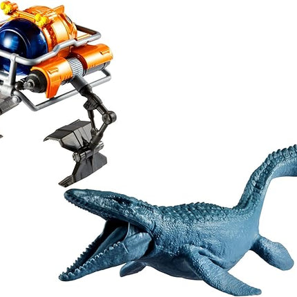 Matchbox Jurassic World, Dino Transporters, Toy Vehicle for Kids Ages 3 and Up Includes Mini Dinosaur to Carry