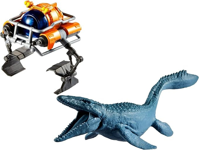 Matchbox Jurassic World, Dino Transporters, Toy Vehicle for Kids Ages 3 and Up Includes Mini Dinosaur to Carry