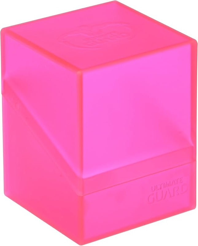 Ultimate Guard Boulder 100+ Classic, Deck Case for 100 Double-Sleeved TCG Cards, Rhodonite, Secure & Durable Storage for Trading Card Games, Soft-Touch Finish