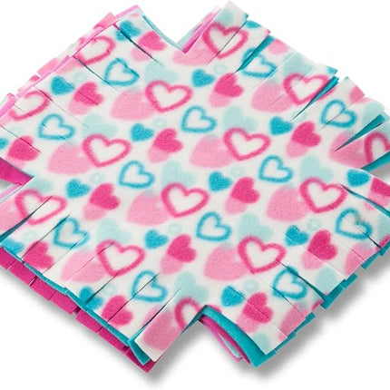 Melissa & Doug Fleece Quilt No-Sew Craft Kit, Multi