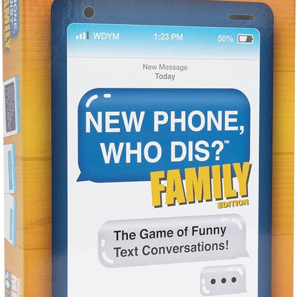New Phone, Who Dis? Family Edition By Relatable, A Fun Choice For Games And Card Games For Family Gatherings, Great For Kids Games, Includes 150 Inbox Cards, 300 Reply Cards, And Instructions