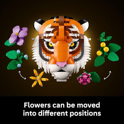 LEGO Art The Fauna Collection – Tiger, Building Set for Adults 18+ - New Home or Housewarming Gift Idea - Collectible DIY Kit for Men and Women Who Enjoy Arts and Crafts - 31217