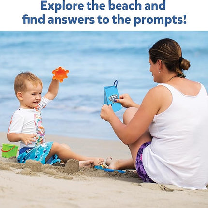 Skillmatics Scavenger Hunt Card Game - Found It Beach, Outdoor Learning Toys, Perfect for Boys, Girls and Families Who Love Board Games, 50 Waterproof Cards, Travel Game, Gifts for Ages 4, 5, 6, 7