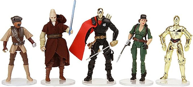 Protech AFS-1C Clear Action Figure Stands for Modern, 1995 - Present, 3.75" Star Wars Figures, 2" Wide, 3/32" Peg, 100-Pack