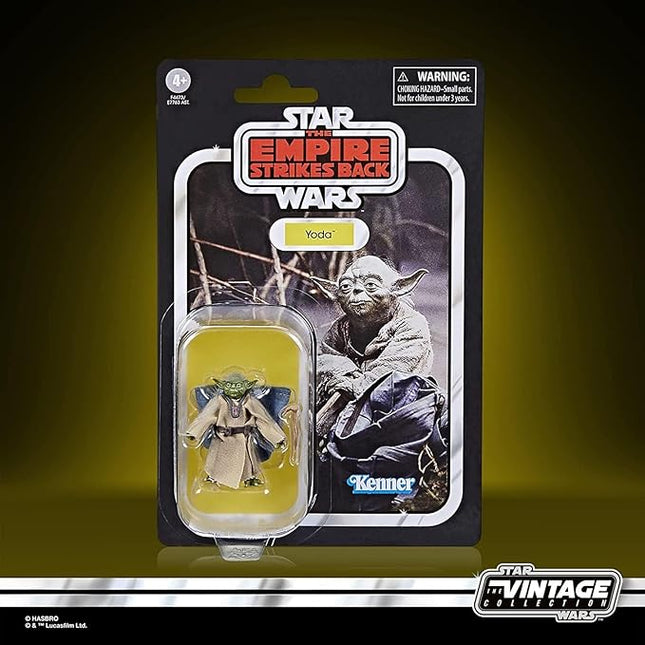 STAR WARS The Vintage Collection Yoda (Dagobah) Toy, 3.75-Inch-Scale The Empire Strikes Back Action Figure, Toys Kids 4 and Up