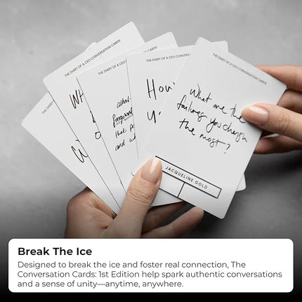 Conversation Cards by Steven Bartlett - 1st Edition - Scenario Cards, Ice Breakers, Family Conversation Starters, Question for Friends, Adults, and Group Games