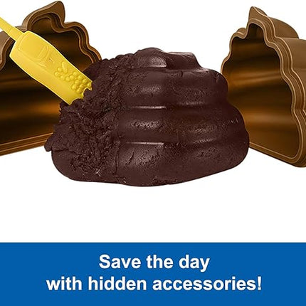 Mattel Jurassic World Crushivores Mini Dinosaur Figure & Accessories, Cage Crasher Spinosaurus Unboxing Toy with Surprises Including Sand, Gel & Dough