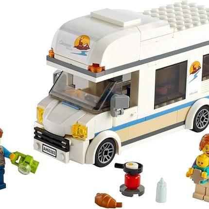 LEGO City Great Vehicles Holiday Camper Van 60283 Toy Car for Kids Ages 5 Plus Years Old, Caravan Motorhome, Gifts for Boys and Girls