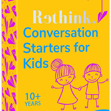 QUOKKA Conversation Cards Game - Kids Edition | 500 Questions | Original Version | Share Thoughts - Fun Talking Board Game for Family Night