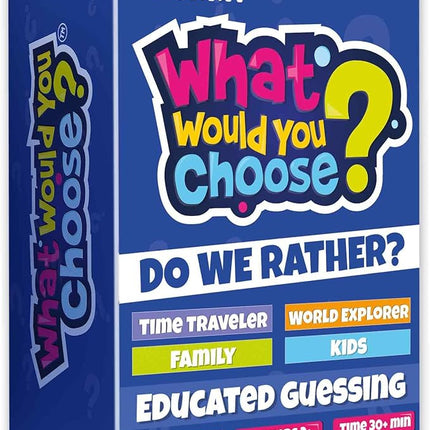 QUOKKA Board Game for 8-12 Year Olds - 4 Set - Family Card Game for Kids Ages 6-8 - What Would You Choose - Do Family Rather? - Pick Your Answer - Get to Know Your Families
