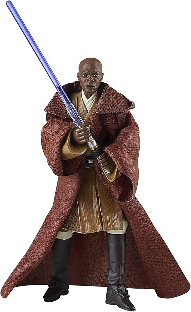 STAR WARS The Vintage Collection Mace Windu Toy VC35, 3.75-Inch-Scale Attack of The Clones Action Figure, Toy Kids Ages 4 and Up