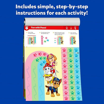 Skillmatics Scissor Skills Activity Book - Snip Snip PAW Patrol, 25 Fun Cutting & Creative Activities for Preschoolers, Fine Motor Skills, Felt Craft Kit, Gifts for Ages 3, 4, 5, 6, 7