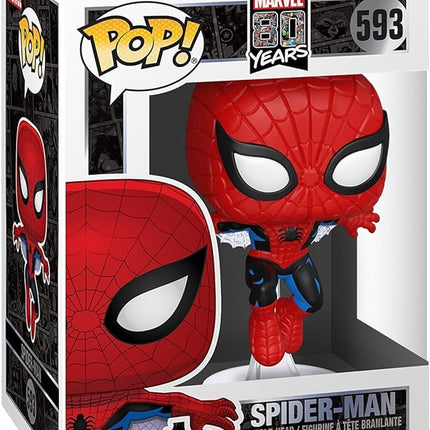 Funko Pop Marvel 80th Anniversary - First Appearance Spider-Man - Marvel Comics - Collectable Vinyl Figure - Gift Idea - Official Merchandise - Toys for Kids & Adults - Superheroes Fans