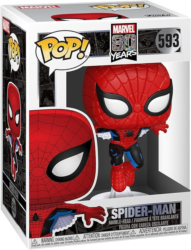 Funko Pop Marvel 80th Anniversary - First Appearance Spider-Man - Marvel Comics - Collectable Vinyl Figure - Gift Idea - Official Merchandise - Toys for Kids & Adults - Superheroes Fans