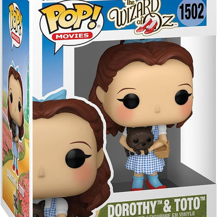 Funko POP! & Buddy: The Wizard of Oz - Dorothy Gale with Toto - Collectable Vinyl Figure - Gift Idea - Official Merchandise - for Kids & Adults - Movies Fans - Model Figure for Collectors and Display
