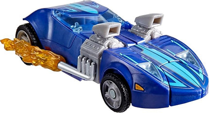 TRANSFORMERS Collaborative Hot Wheels x Twin Mill, Deluxe Class 5-Inch Robot Action Figure Converts to Racecar, Car Toys for Ages 8+