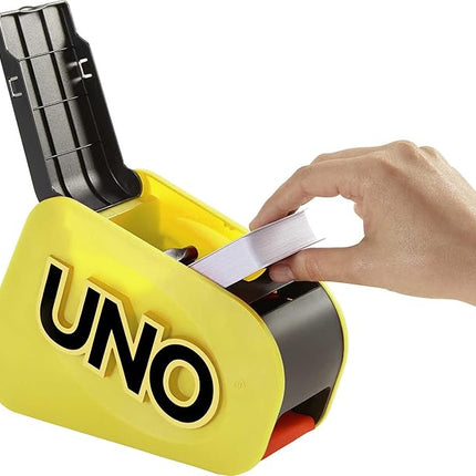 Mattel Games UNO Attack Game with Card Launcher Featuring Lights & Sounds, Plus Mega Hit Rule (Amazon Exclusive)