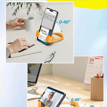 Stocking Stuffers for Teens Girls Women Cell Phone Holder: Thumbs Up Lazy Phone Stand Gifts for Adults Kids Boys Men Teenager Wife Mom Funny Gag Gadgets Ideas Who Wants Nothing Gift for Christmas