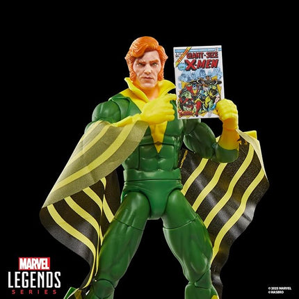 Marvel Legends Series Banshee, Giant-Size X-Men #1 (1975) Comics-Inspired Collectible 6-Inch Scale Action Figure with Character-Sized Comic Accessory
