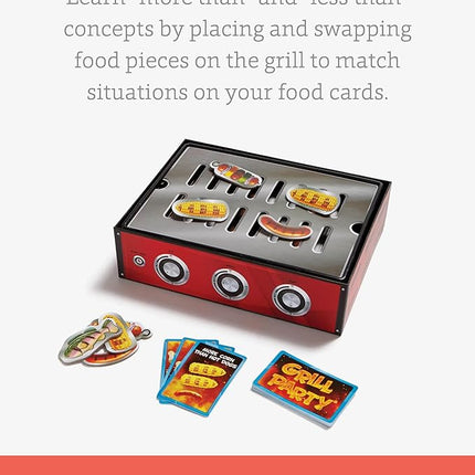 SimplyFun Grill Party - A BBQ Algebra Game for 3rd Grade Math - Engaging and Educational Math Games for Kids Ages 8-12 - 2 to 5 Players - Ages 8 & Up