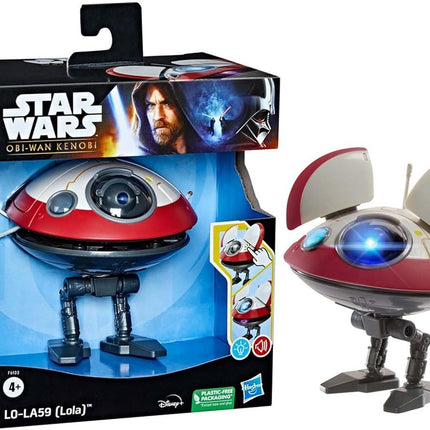 STAR WARS L0-LA59 (Lola) Droid Toy, OBI-Wan Kenobi Series-Inspired, Interactive Toys, Toys for 4 Year Old Boys and Girls and Up