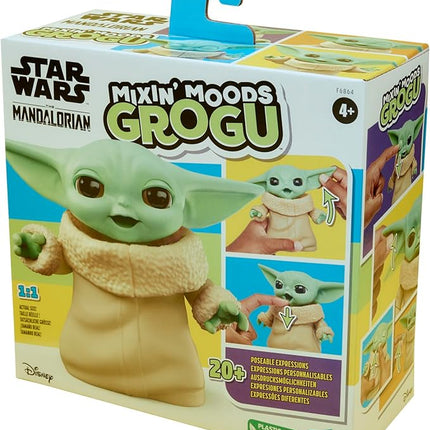 STAR WARS Mixin' Moods Grogu, 20+ Poseable Expressions, 5-Inch-Tall Grogu Toy, 4+ Years