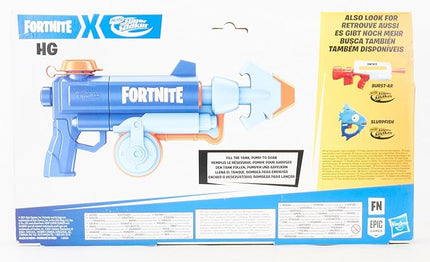 Nerf Super Soaker Fortnite HG Water Blaster - Pump-Action Soakage for Outdoor Summer Water Games - for Teens, Adults