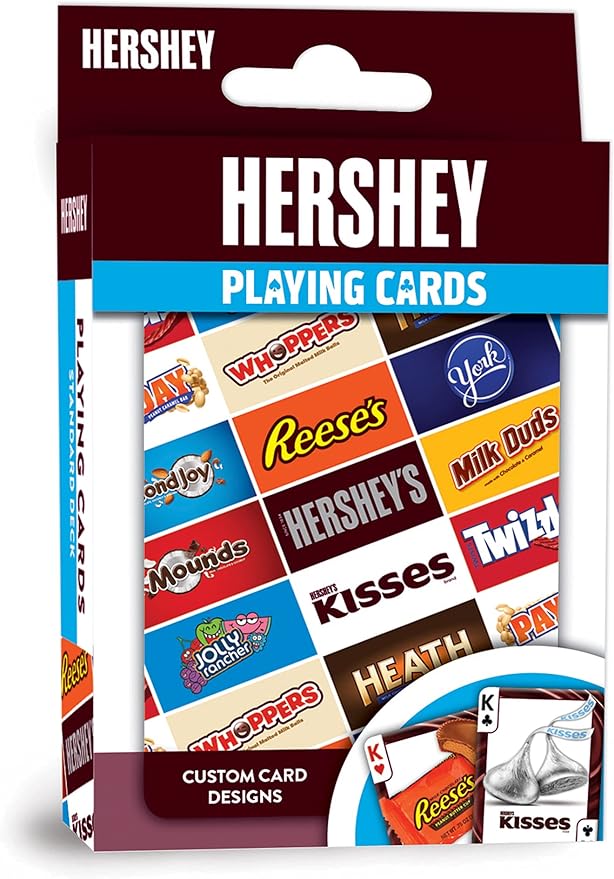 MasterPieces Officially Licensed Hershey Playing Cards - 54 Card Deck for Adults
