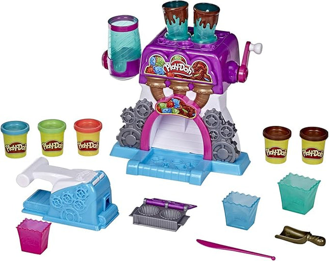 Play-Doh Kitchen Creations Candy Delight Playset for Kids 3 Years and Up with 5 Cans, Non-Toxic