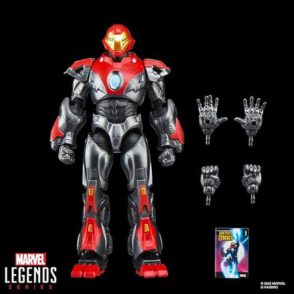 Marvel Legends Series Ultimate Iron Man, Comics-Inspired Collectible 6-Inch Scale Action Figure with Character-Sized Comic Accessory