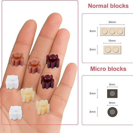 Micro Building Blocks Kit (2 Boxes to Complete 1 Model) - Creative STEM Toys for Adults & Kids