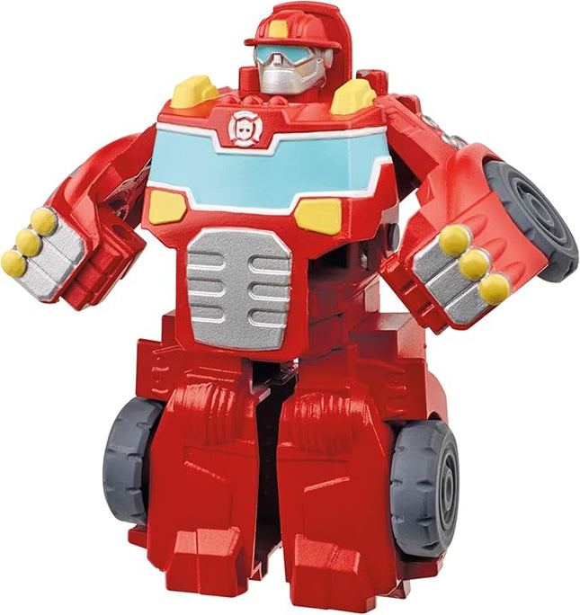 Transformers Playskool Heroes Rescue Bots Academy Team Heatwave The Fire-Bot, Kids Converting Robot Toy, 4.5-Inch Action Figure, Ages 3+ (Amazon Exclusive)