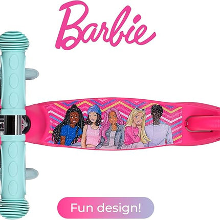 Voyager - Self Balancing Kick Scooter with Light Up Wheels, Extra Wide Deck, 3 Wheel Platform, Foot Activated Brake, 75 lbs Limit, Kids & Toddlers Girls or Boys, for Ages 3 and Up