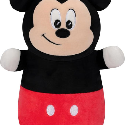 Squishmallows Original Disney 10-Inch Mickey Mouse HugMees - Medium-Sized Ultrasoft Official Jazwares Plush