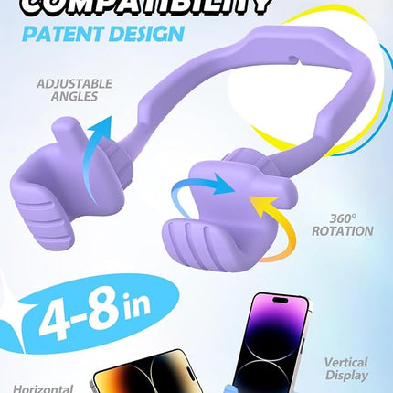 Stocking Stuffers for Teens Girls Kids Boys: Gifts for Men Women Thumbs Up Lazy Cellphone Holder for Desk Funny Gifts for Adults Teenager Mom Husband Friends Stuff Who Have Everything Christmas Ideas