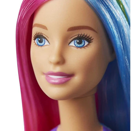 Barbie Dreamtopia Mermaid Doll with Pink & Blue Hair & Tail, Plus Tiara Accessory