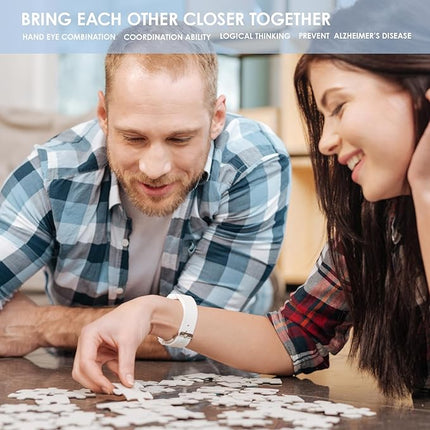 MOMIBOOK Puzzles for Adults 1000 Pieces Jigsaw Puzzles of Go for A Walk, Painting Image Difficult Challenging Hard Impossible Puzzle Unique Funny Party Christmas Birthday Gifts