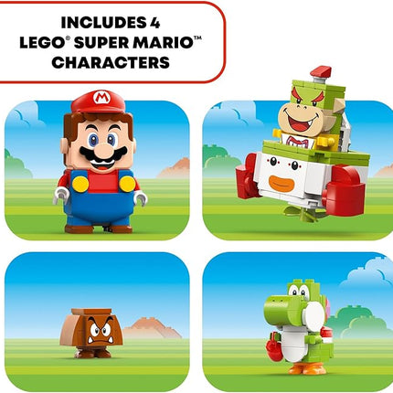 LEGO Super Mario Adventures with Interactive Mario, Bowser Jr.’s Clown Car Playset Vehicle, Yoshi Toy, Mario Playset, Nintendo Toy Gift for Boys, Girls and Gamers Ages 6 and Up, 71439