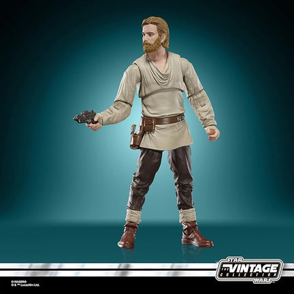 STAR WARS The Vintage Collection OBI-Wan Kenobi (Wandering Jedi) Toy, 3.75-Inch-Scale Figure, Kids Ages 4 and Up, Multicolored, F4474