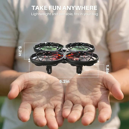 SYMA Drone for Kids 8-12 with Automatic Obstacle Avoidance, 20 Mins Flight Time(2 Batteries), One-Key 360°Flips and Altitude Hold, Safe Flying Toys for Boys and Girls